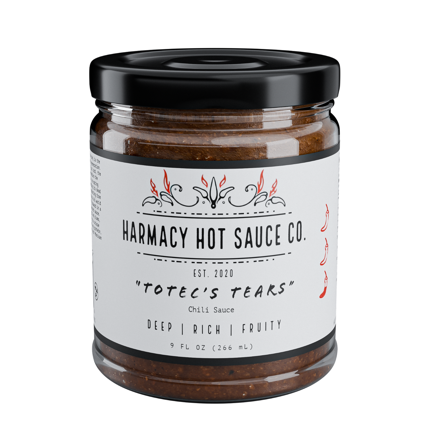 Totec's Tears - Dried Chili & Plum Pepper Sauce (9oz)
