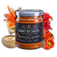 Brimstone Inferno - Extra Hot Roasted Red Pepper & Tahini (9oz