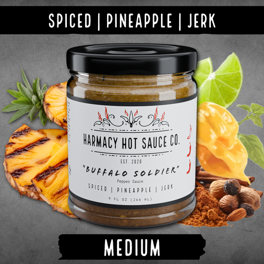 Buffalo Soldier - Grilled Pineapple Jerk Sauce (9oz)