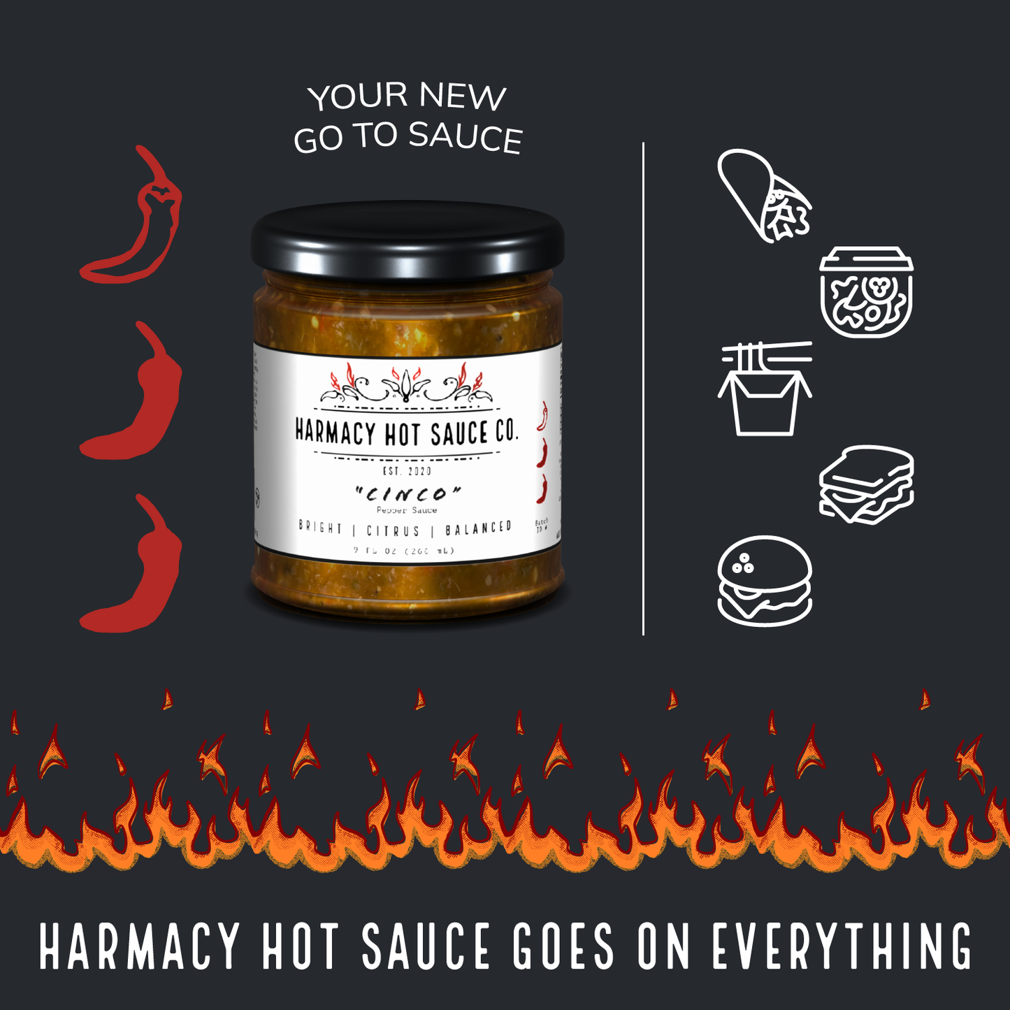 Cinco (9oz) - Triple Sauce Value Pack