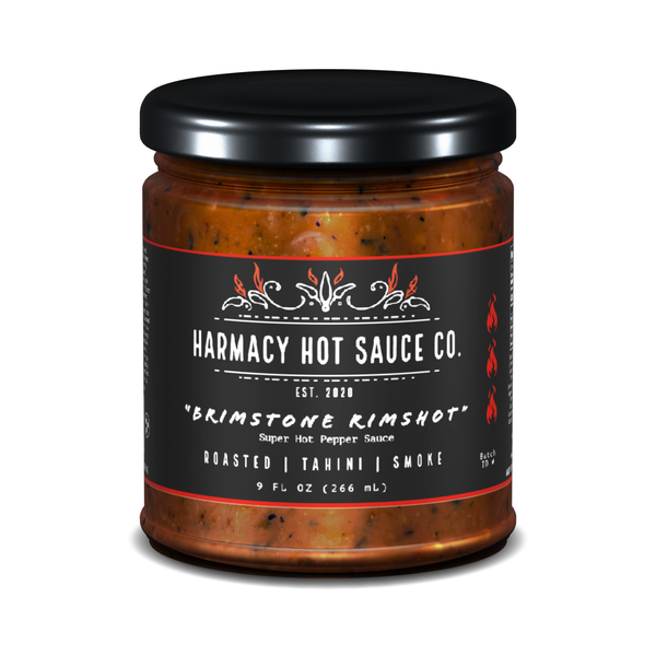 "Brimstone Rimshot" SuperHot Tahini & Roasted Red Pepper Sauce (9oz