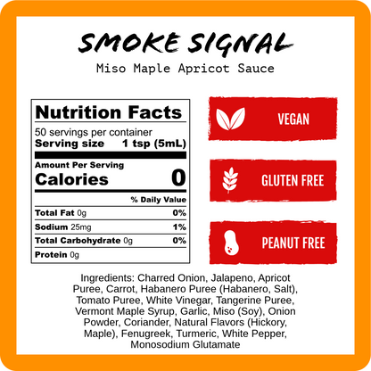 Smoke Signal - Miso Maple Apricot (9oz)