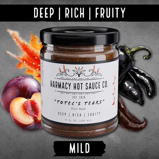 Totec's Tears - Dried Chili & Plum Pepper Sauce (9oz)